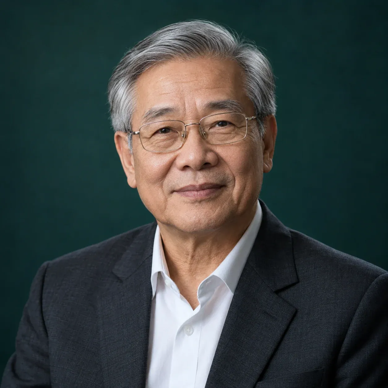 Portrait of Trịnh Văn Đức, advisor to WhereTheFuture and former deputy education minister, against a deep teal backdrop.